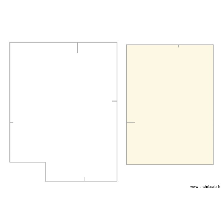 Croquis CHARLIER. Plan de 1 pièce et 109 m2