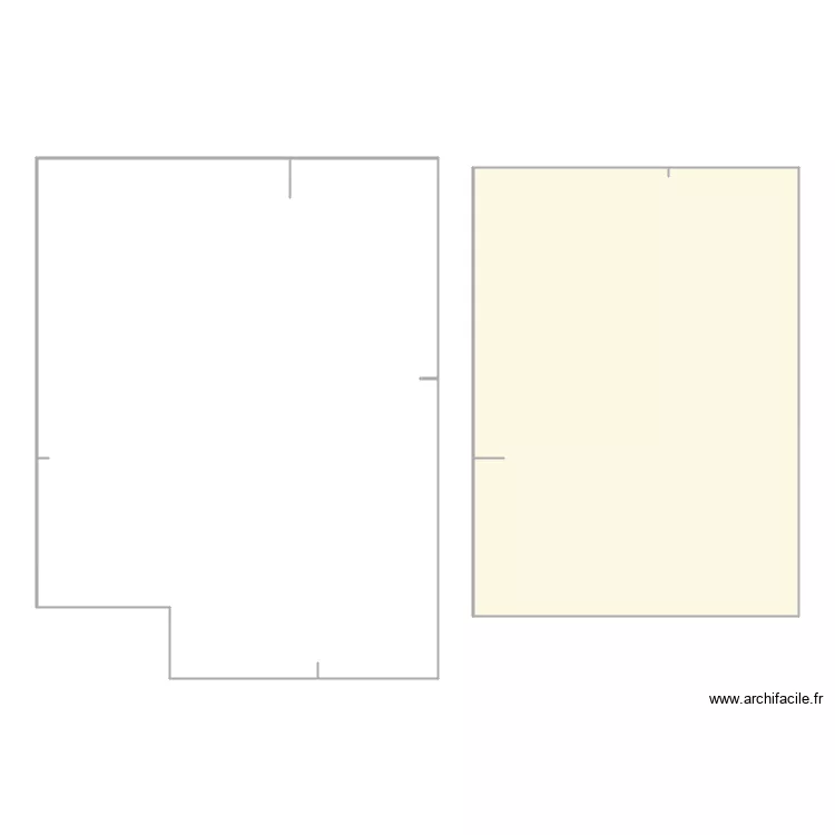 Croquis CHARLIER. Plan de 