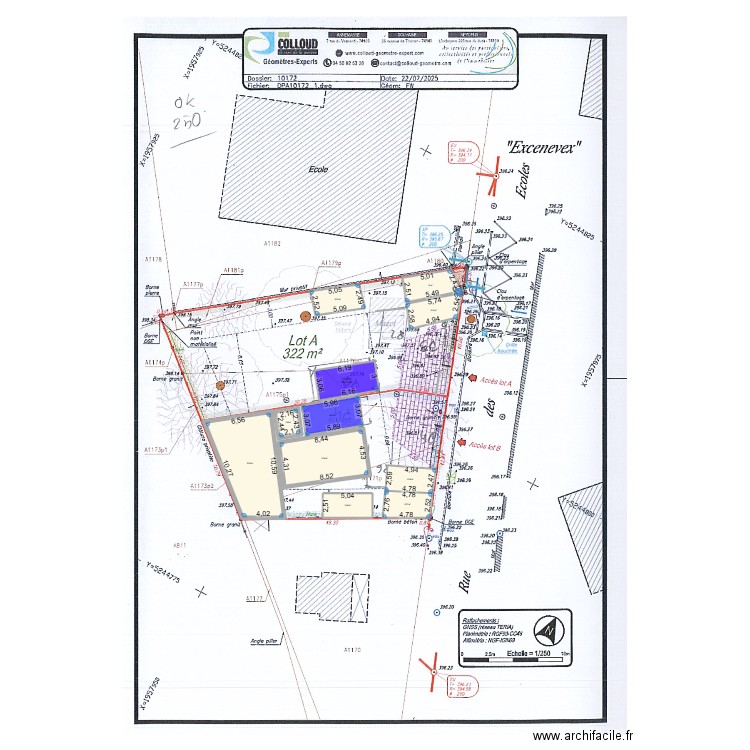 PARKING 14. Plan de 11 pièces et 210 m2