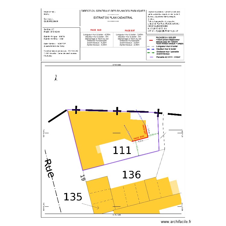 DP002 ROUSSEAUX. Plan de 0 pièce et 0 m2