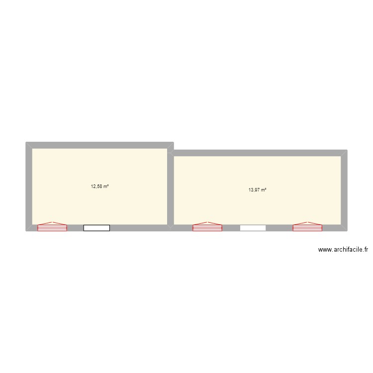 mur coté route . Plan de 0 pièce et 0 m2