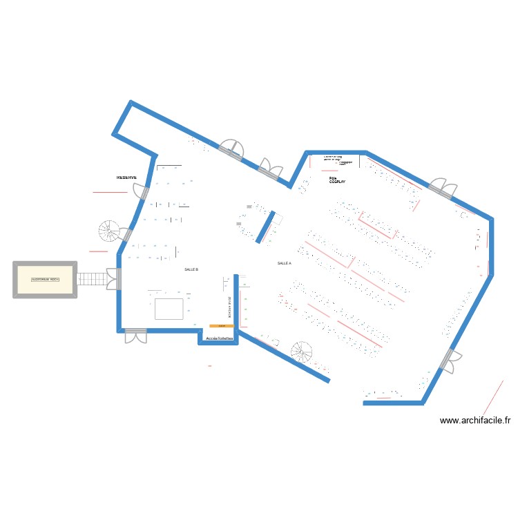 FANTASTIKCON 2026 PREVISION PLAN3 C. Plan de 0 pièce et 0 m2