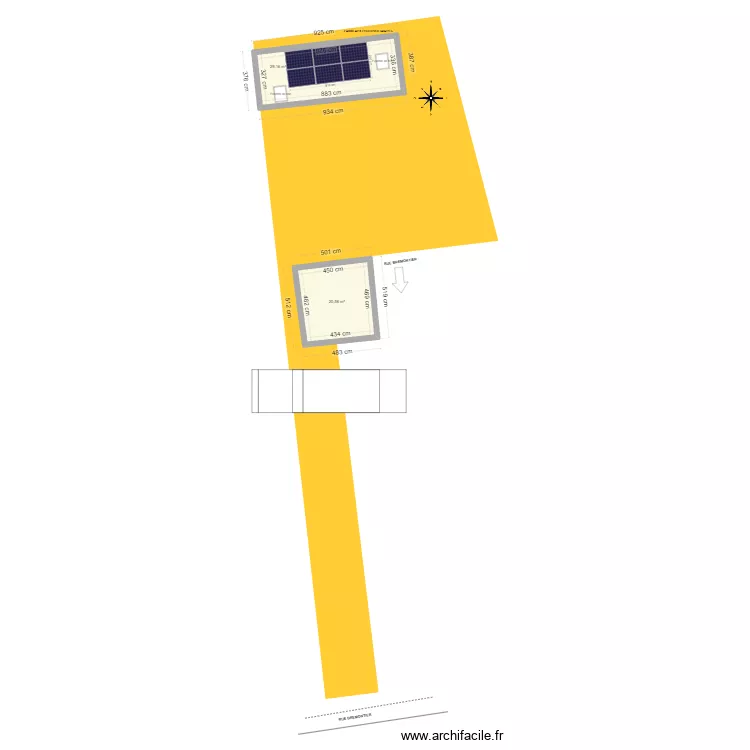 COUPE M LORMANT . Plan de 