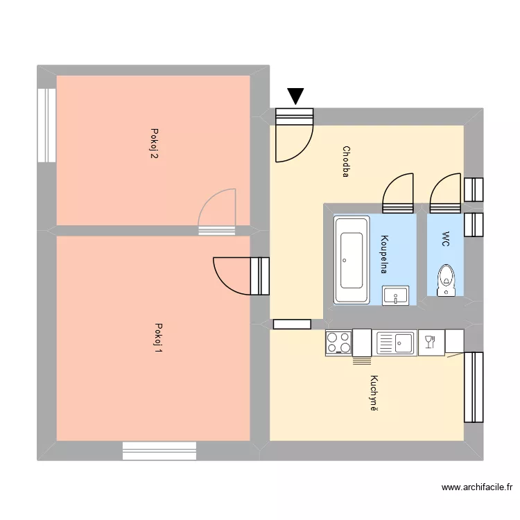 Chopinova 129 byt 7. Plan de 11 Pièces et 180 m²