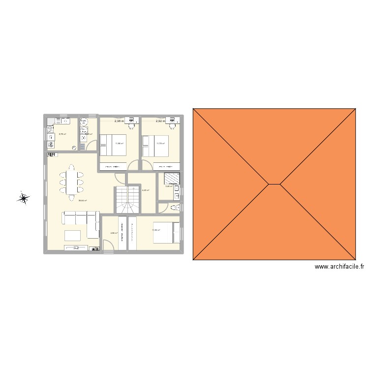 Maison Auri 2026 - 2. Plan de 16 pièces et 192 m2