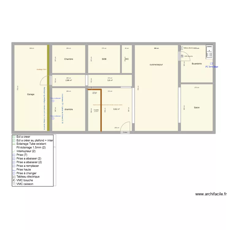 Projet DESHOUX. Plan de 