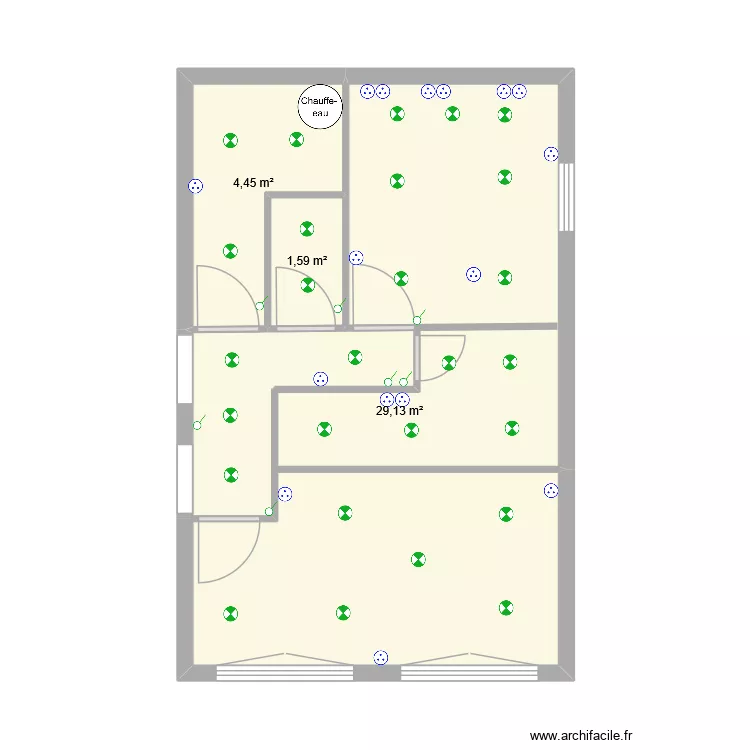 Catherine. Plan de 3 et 35 m² Catherine. Plan de 3 et 35 m²