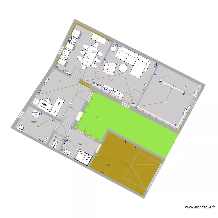 10 chemin d'Odos 65 Tarbes clim. Plan de 7  et 85 m²