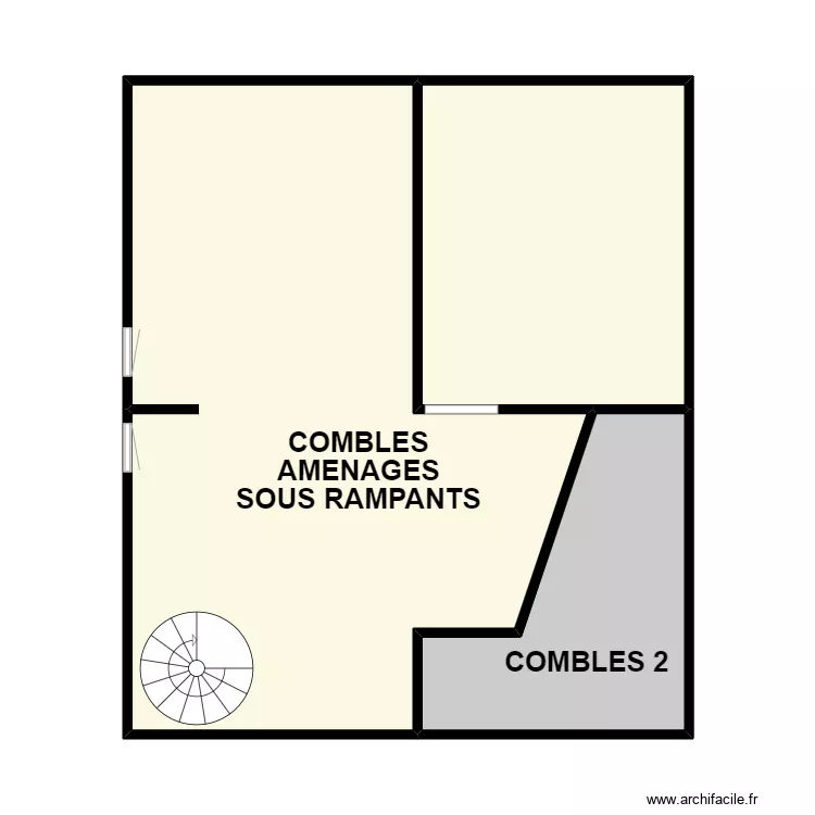 GUEDON COMBLES. Plan de 