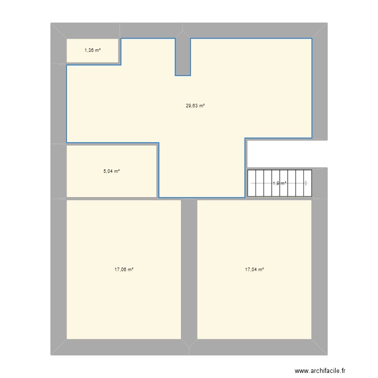 M.Korger. Plan de 0 pièce et 0 m2