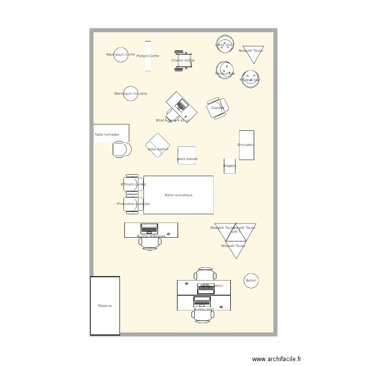 Prev Lyon v2. Plan de 1 pièce et 60 m2