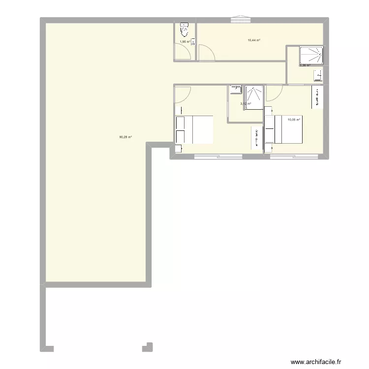 Casa Bella Etage. Plan de 