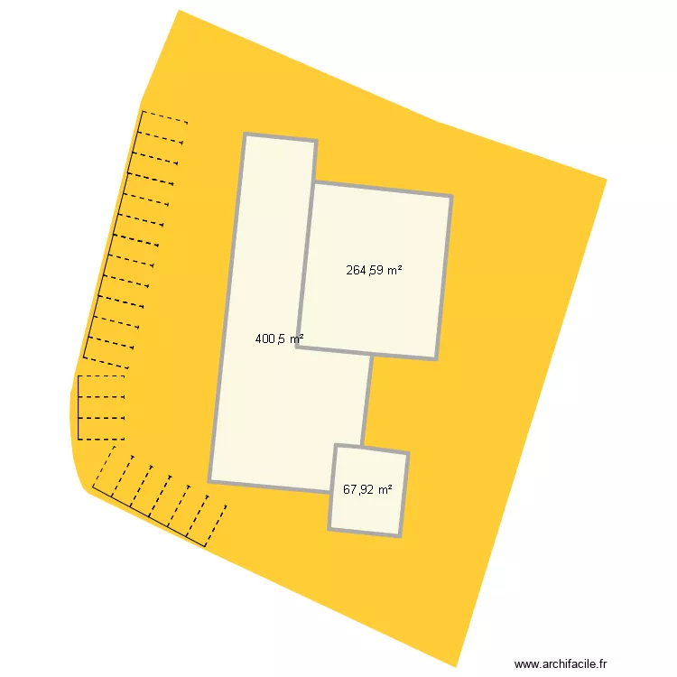 lagiere 2. Plan de 3 pièces et 733 m²