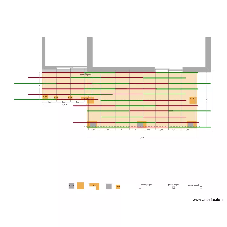 plan base terrasse 3. Plan de 