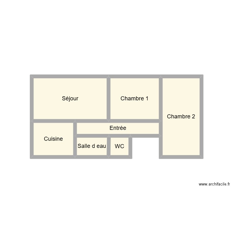 2512 RATANASAVANH. Plan de 7 pièces et 11 m2