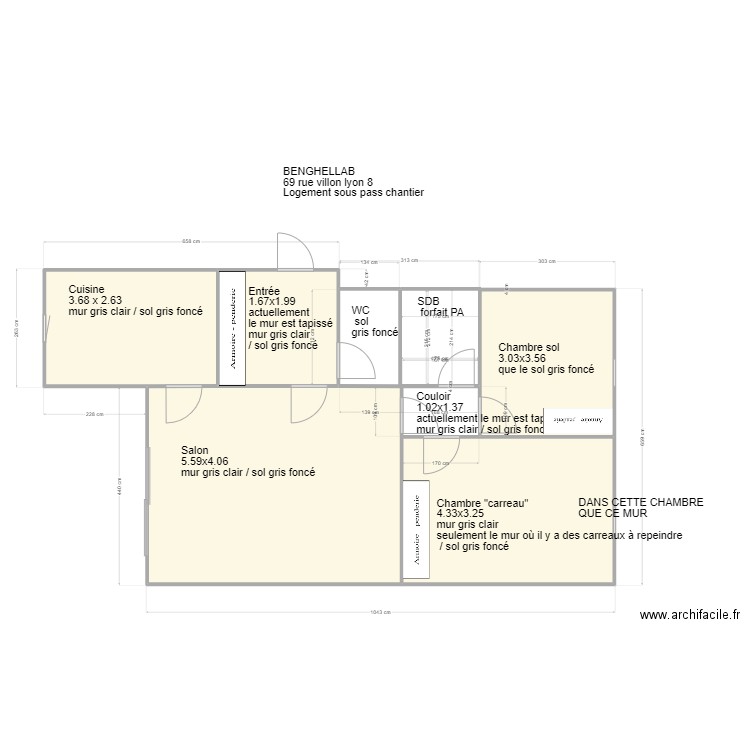 BENGHELLAB. Plan de 0 pièce et 0 m2