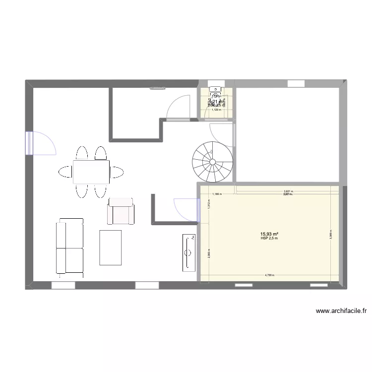 rez st gingolph. Plan de 