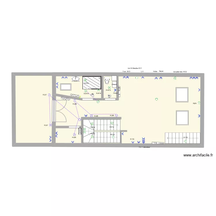 Plans René 2éme étage 08072026. Plan de 3 et 66 m² Plans René 2éme étage 08072026. Plan de 3 et 66 m²