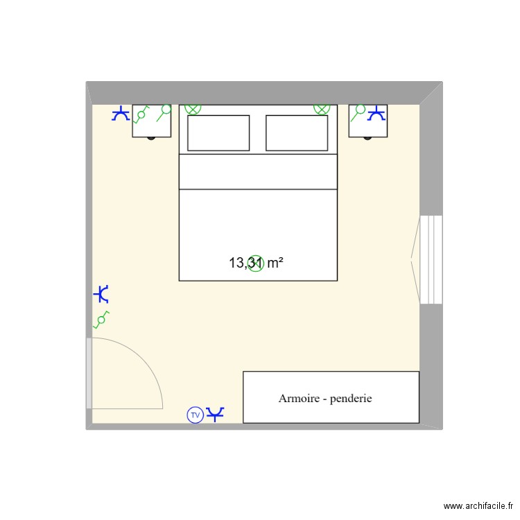 Activité3Chambre. Plan de 0 pièce et 0 m2
