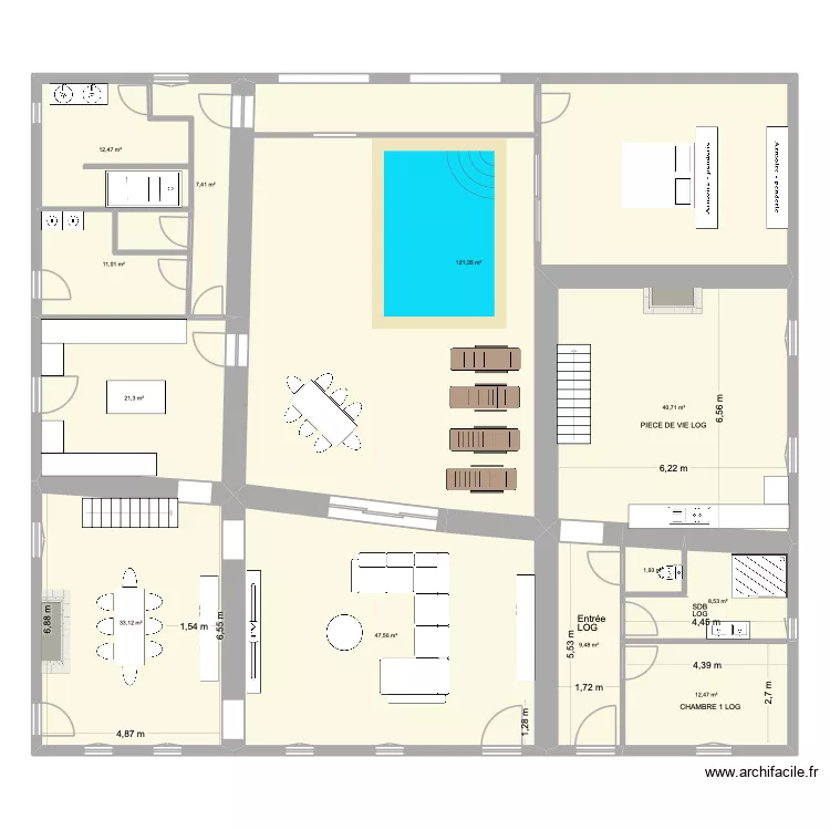 St VIVIEN 4 jeudi. Plan de 12 et 327 m² St VIVIEN 4 jeudi. Plan de 12 et 327 m²
