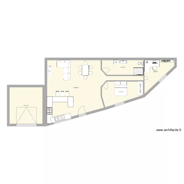 APPART DOMBASLE . Plan de APPART DOMBASLE . Plan de