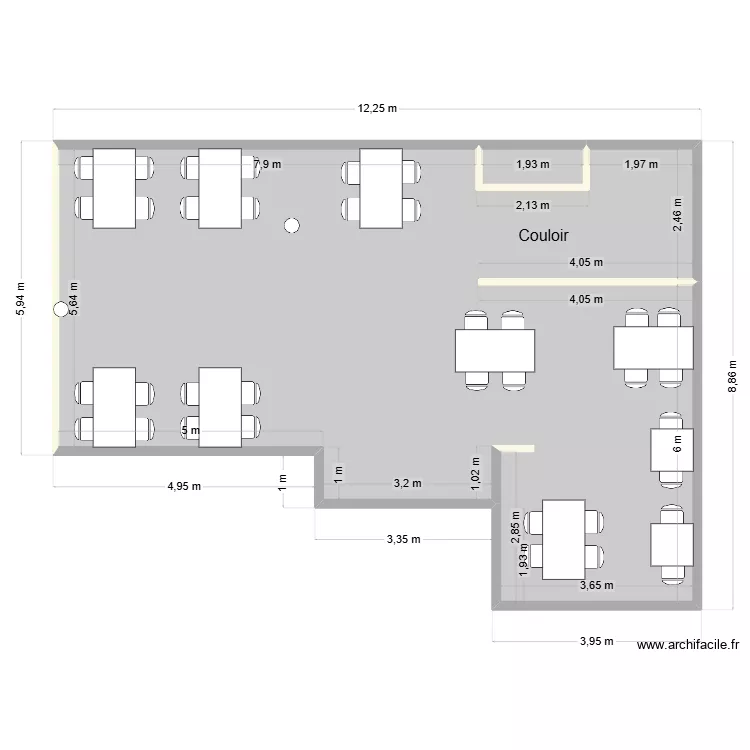 Les Fougères_Villa_Salle à manger (V1). Plan de Les Fougères_Villa_Salle à manger (V1). Plan de