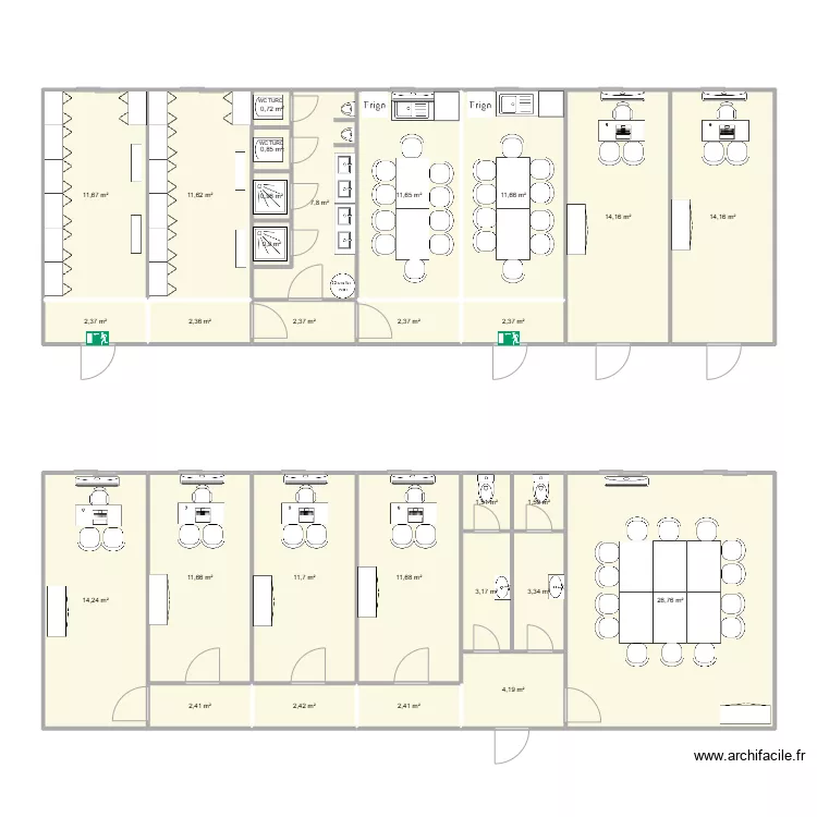 EIFFAGE CHANTIER LA VARIZELLE 42. Plan de 