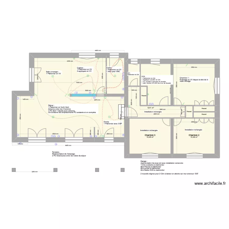 299 Salvate Plan Elec. Plan de 13 Pièces et 108 m² 299 Salvate Plan Elec. Plan de 13 Pièces et 108 m²
