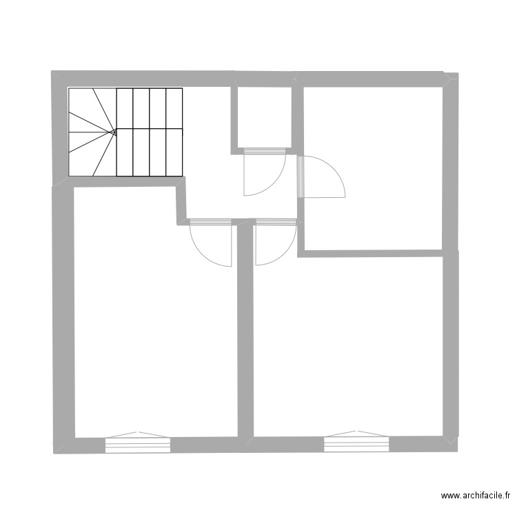 Etage. Plan de 0 pièce et 0 m2
