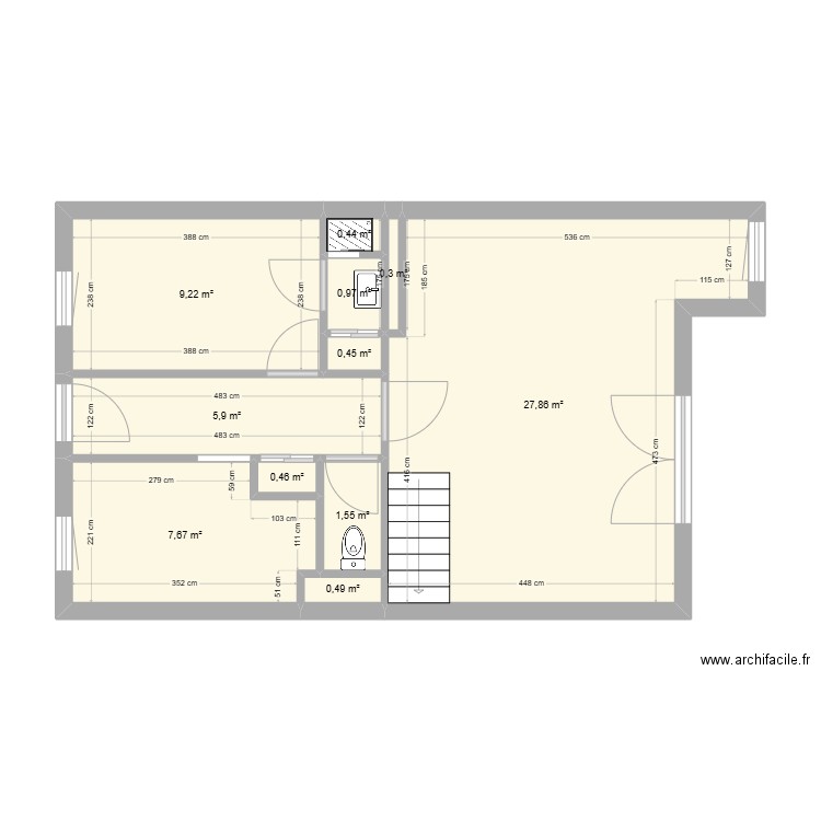 Salon Poterie. Plan de 0 pièce et 0 m2