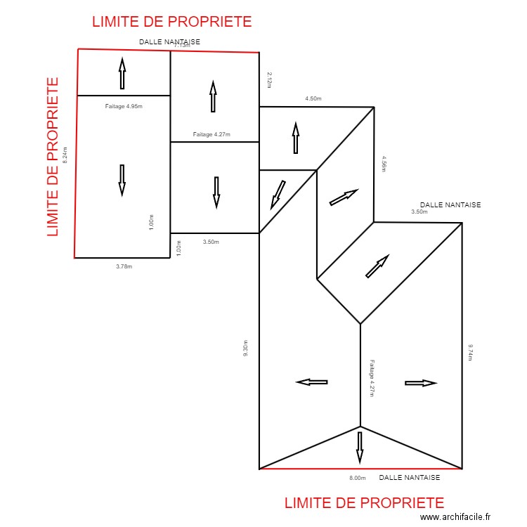 toiture. Plan de 0 pièce et 0 m2