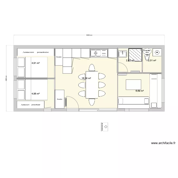 Tiny pas tout a fait tiny. Plan de 