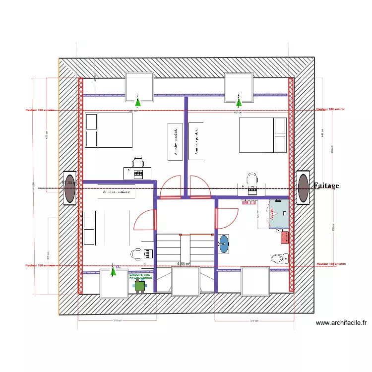 DURAND Julien . Plan de 