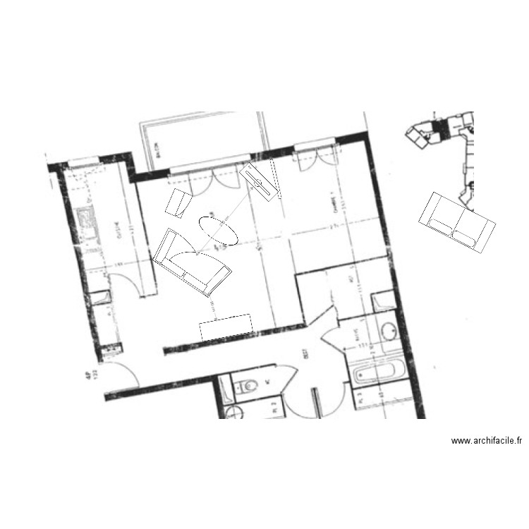 M. Zelus. Plan de 0 pièce et 0 m2