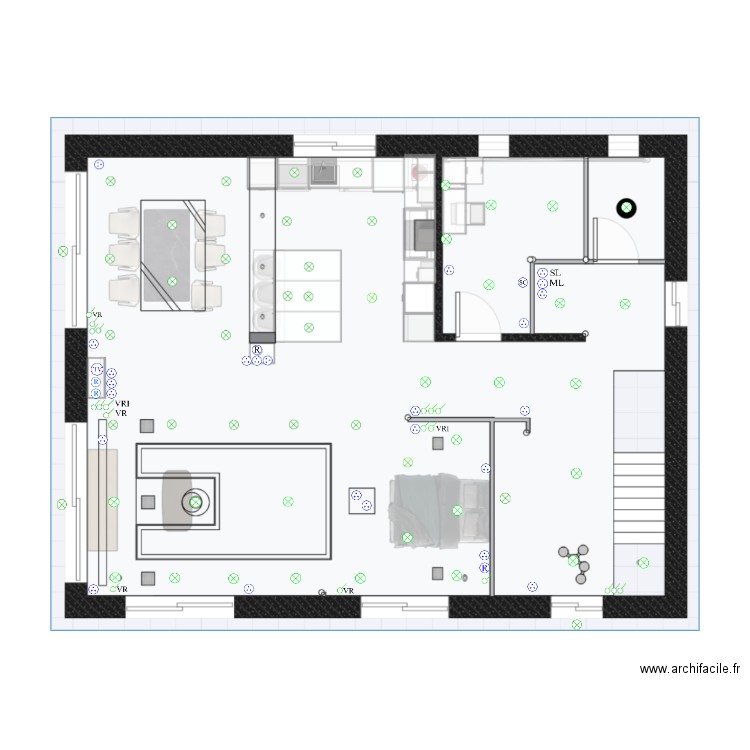 pl2. Plan de 0 pièce et 0 m2