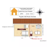 PC 9  Fa&ccedil;ade nord avec Enseigne