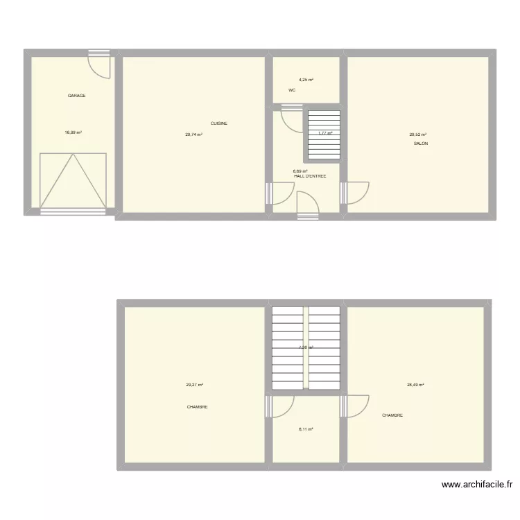 Estimation PERES AURIEBAT. Plan de 