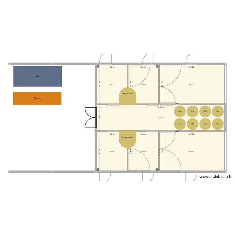 Bat Maçon. Plan de 10 et 472 m² Bat Maçon. Plan de 10 et 472 m²