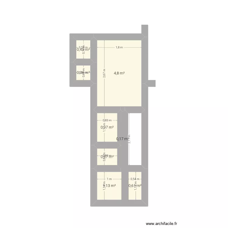 Maison. Plan de 