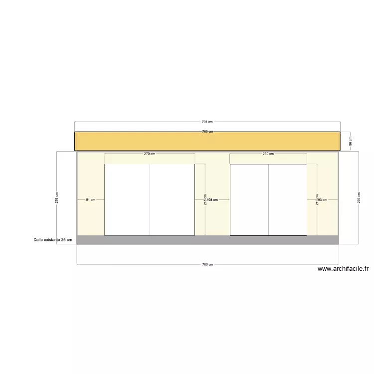 Facade Extension. Plan de Facade Extension. Plan de