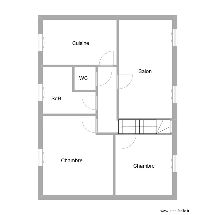 BOISSOT Rdc. Plan de 11 pièces et 137 m2
