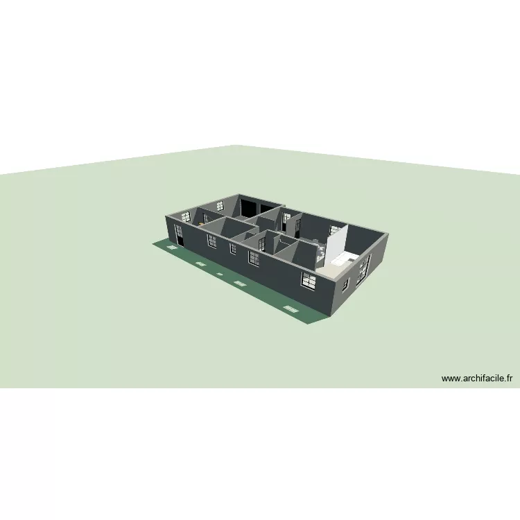 MAISON PLEIN PIED. Plan de 5 et 137 m² MAISON PLEIN PIED. Plan de 5 et 137 m²