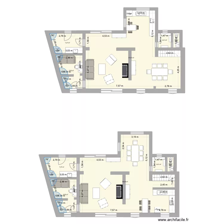 Lison Fin. Plan de 10 Pièces et 173 m² Lison Fin. Plan de 10 Pièces et 173 m²