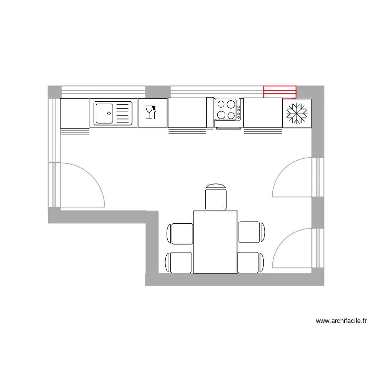 cuisine Mortagne. Plan de cuisine Mortagne. Plan de