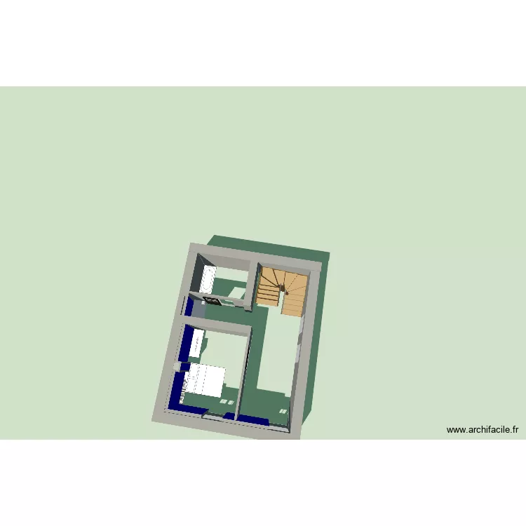 chambre benj et luje. Plan de 1 Pièce et 37 m² chambre benj et luje. Plan de 1 Pièce et 37 m²