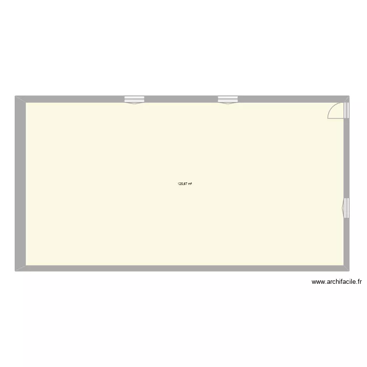 Mas Rolland Marguerite. Plan de 1 et 126 m² Mas Rolland Marguerite. Plan de 1 et 126 m²