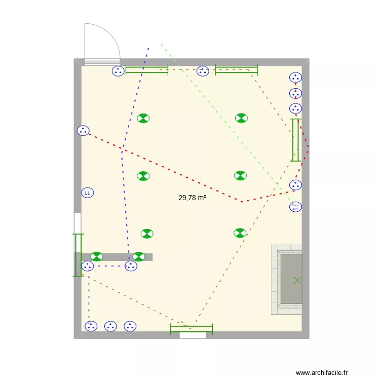 appartement 2. Plan de 