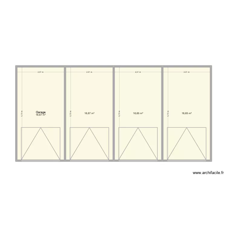 Champ-Vionnet 5 Cossonay. Plan de 