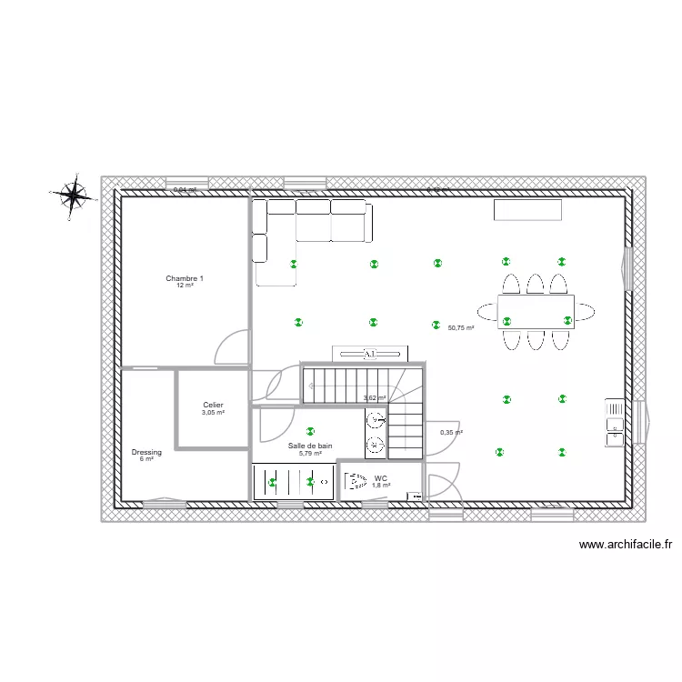 Maison lagnieu elec. Plan de 10  et 84 m²