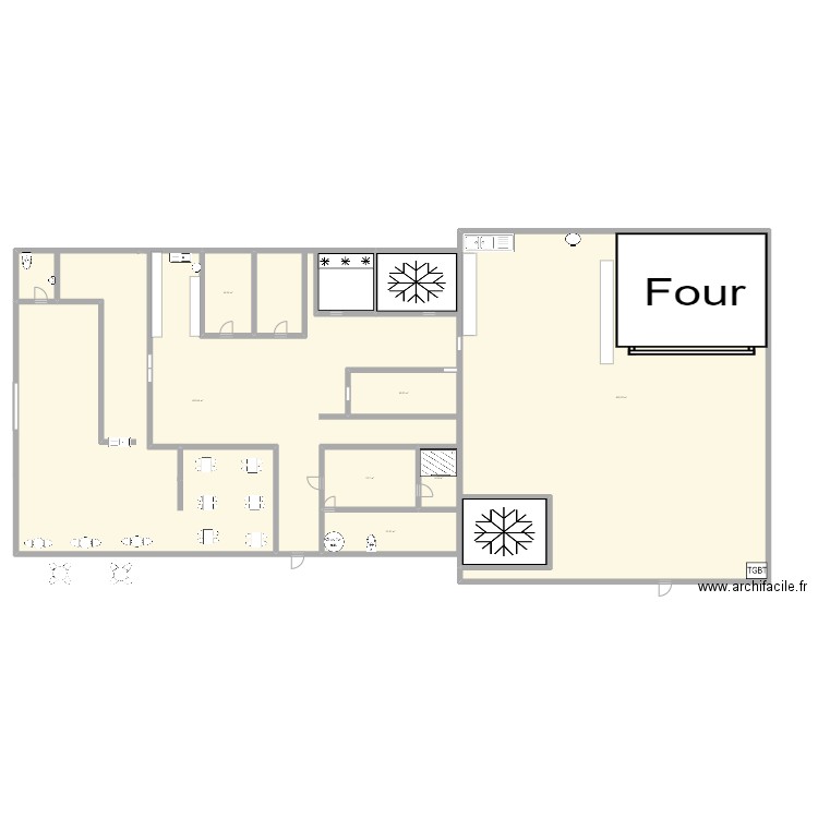 alek. Plan de 9 pièces et 945 m2